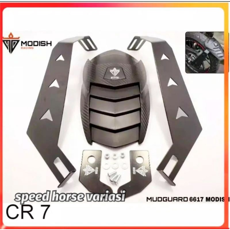Mudguard Carbon modish Universal Vixion Ninja 250 Ninja R/RR Byson R15 R25 CB 150 dll