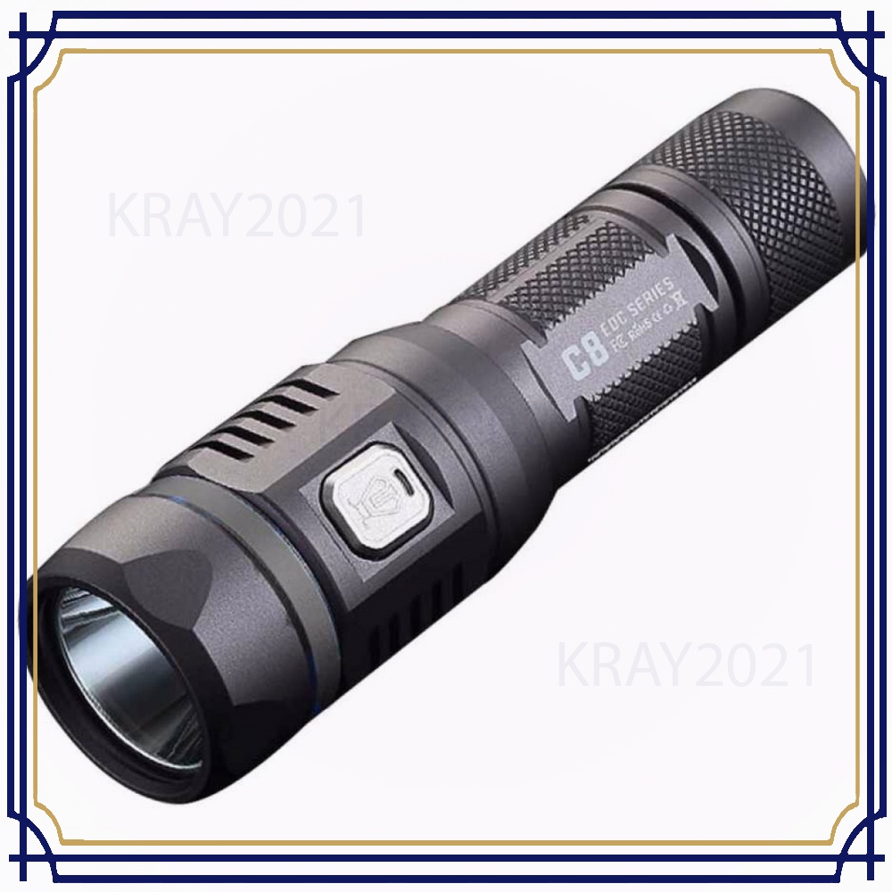 C8 Pro Tactical Senter LED Cree SST-40 N4 BC 1200 Lumens