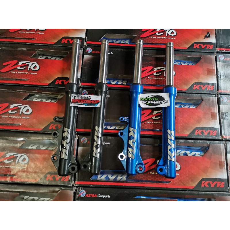 KYB SHOCK DEPAN KYB KAYABA ZETO UNTUK MOTOR JUPITER Z MX KING F1ZR DAN MIO