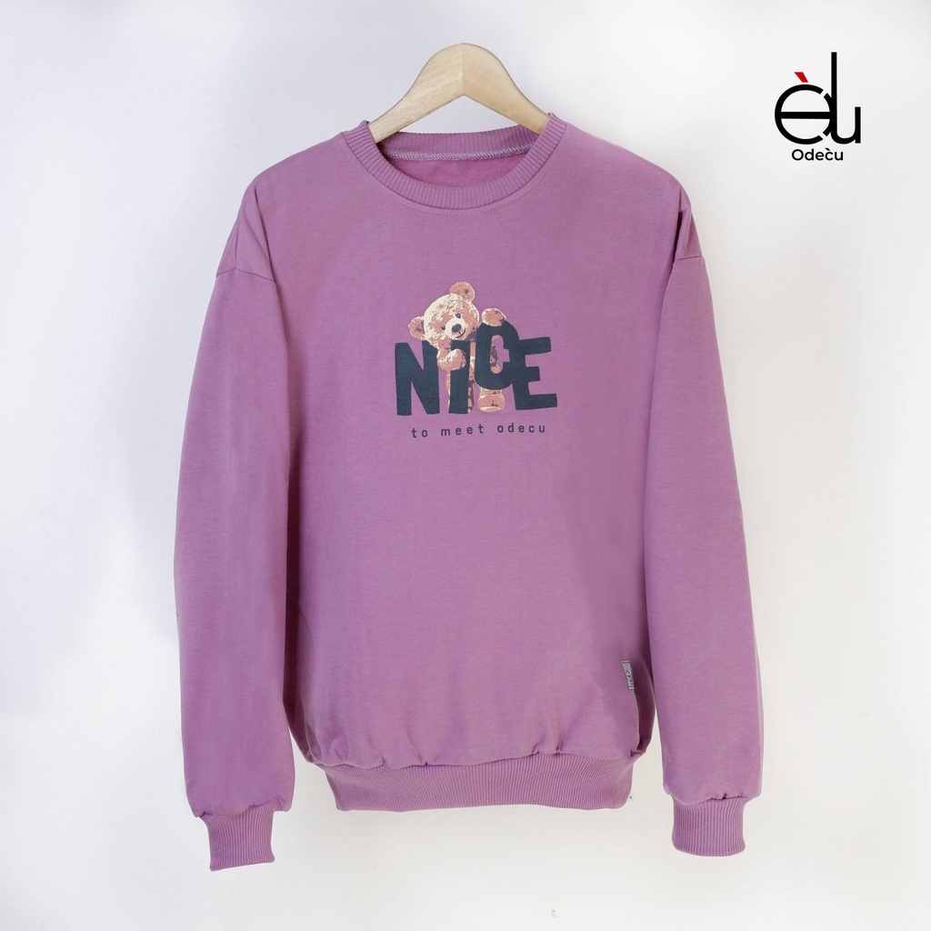 ODECU CREWNECK NICE SERIES SWEATER OVERSIZE WANITA PRIA