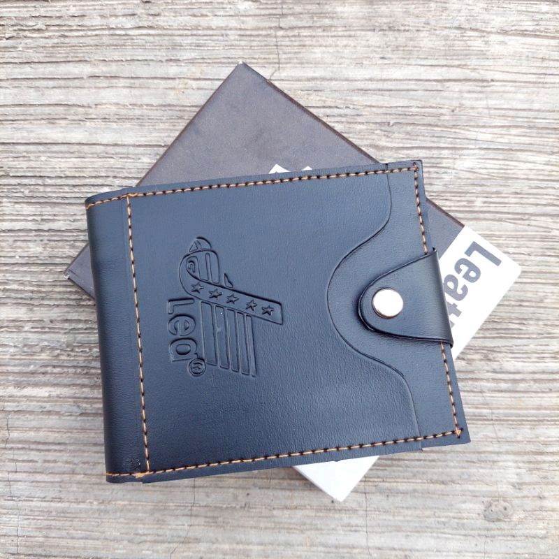 Promo!! Discount DOMPET PRIA MURAH MAHIKA SERIES ORI MY QEENA BY KIRANA STUFF Te nge MU TERLARIS A5H-LEA -185 KC HITAM