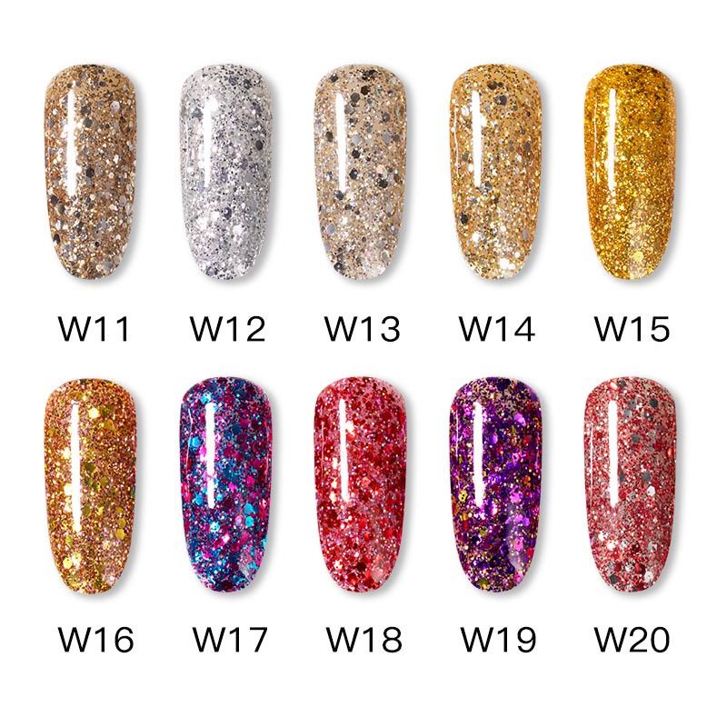 ROSALIND Diamond Series Gel Nail Polish UV LED / Kutek / Cat Kuku Murah Bagus