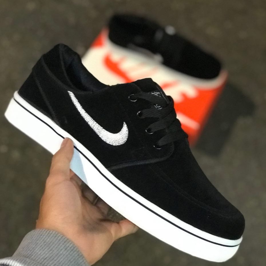 READY STOCK 41-45 NIKE SB STEFAN JANOSKI BLACK WHITE | Shopee Indonesia