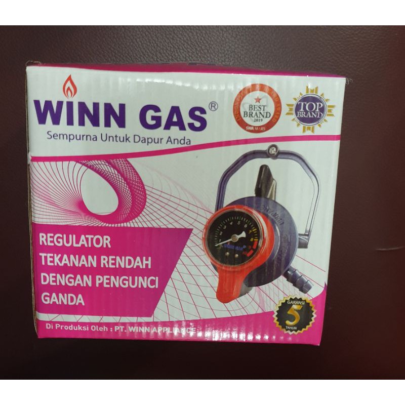 Winn Gas Regulator W 900M triple lock. 3 pengaman