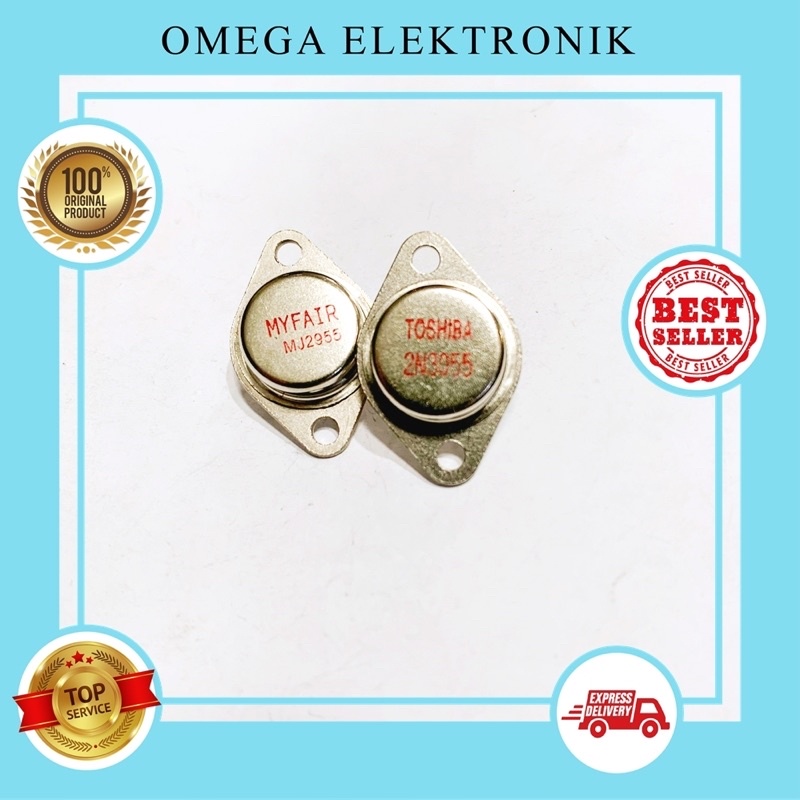 Transistor Jengkol 2N MJ 3055 2955 Toshiba/2N MJ3055 2955 Toshiba