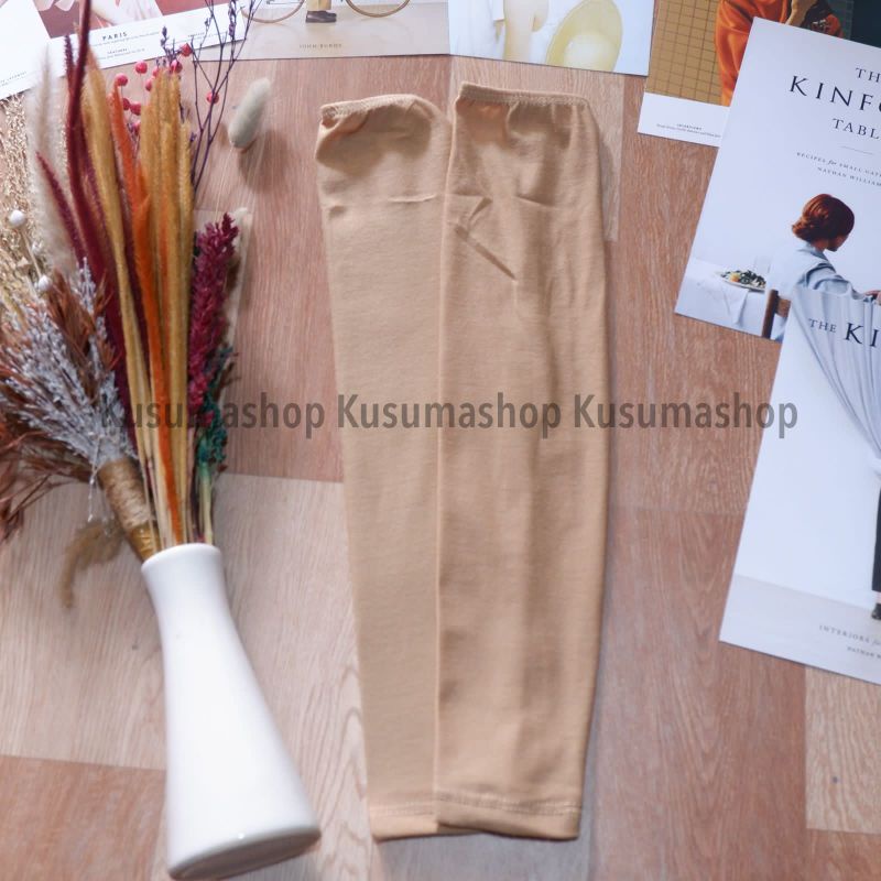 Manset Tangan Bahan Kaos Spandek PE-Khaki