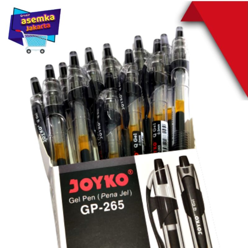 Gel Pen Pulpen Pena Joyko GP-265 Q Gel 0.5 mm 12pcs