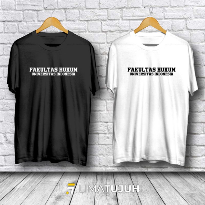 Jual Kaos Baju Fakultas Hukum Universitas Indonesia Bahan Premium