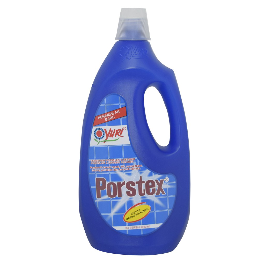  Porstex  Pembersih Keramik Biru Botol 1000 ml Shopee 