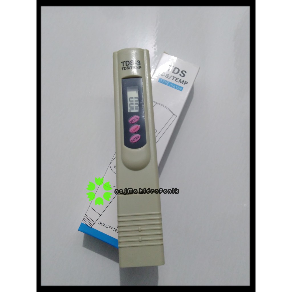 TDS Meter Alat Ukur Sistem Hidroponik