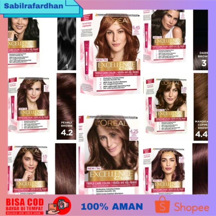 (COD PROMO) L'Oreal Excellence Pewarna Rambut / Loreal Cat Rambut