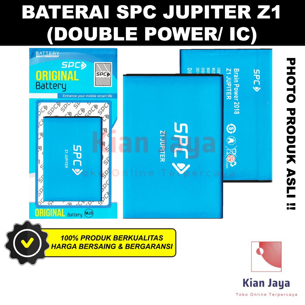 Baterai Hp SPC Z1 Jupiter Original Double Power Batre Batrai Battery Ori