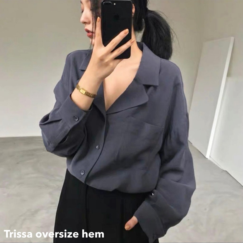 Trissa oversized hem -Thejanclothes