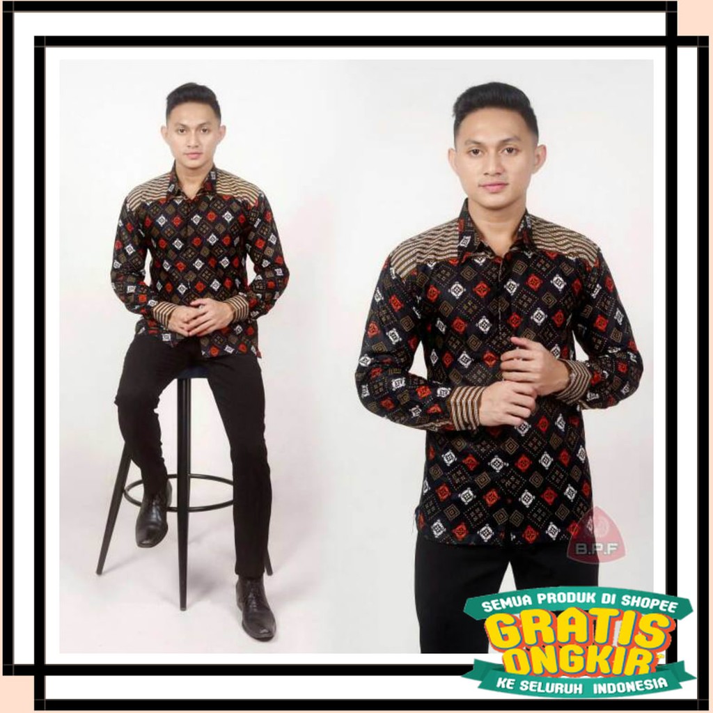 BATIK SEMARANG MURAH - TERBARU TERKINI / Kemeja Batik Motif Abbas