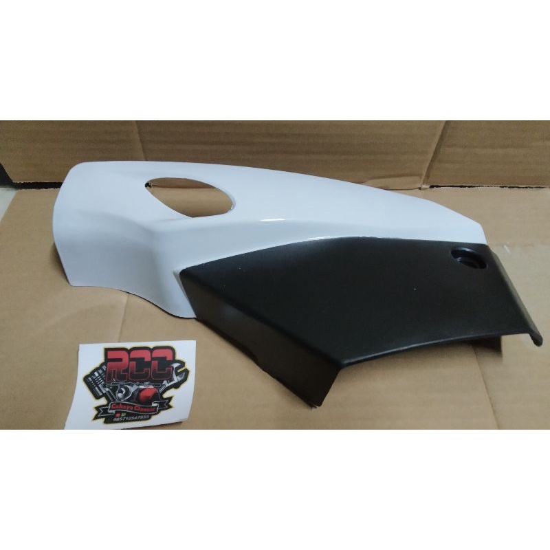 Jual Box Aki Yamaha Fiz R Warna Putih Tutup Aki Yamaha Fiz R Putih Shopee Indonesia