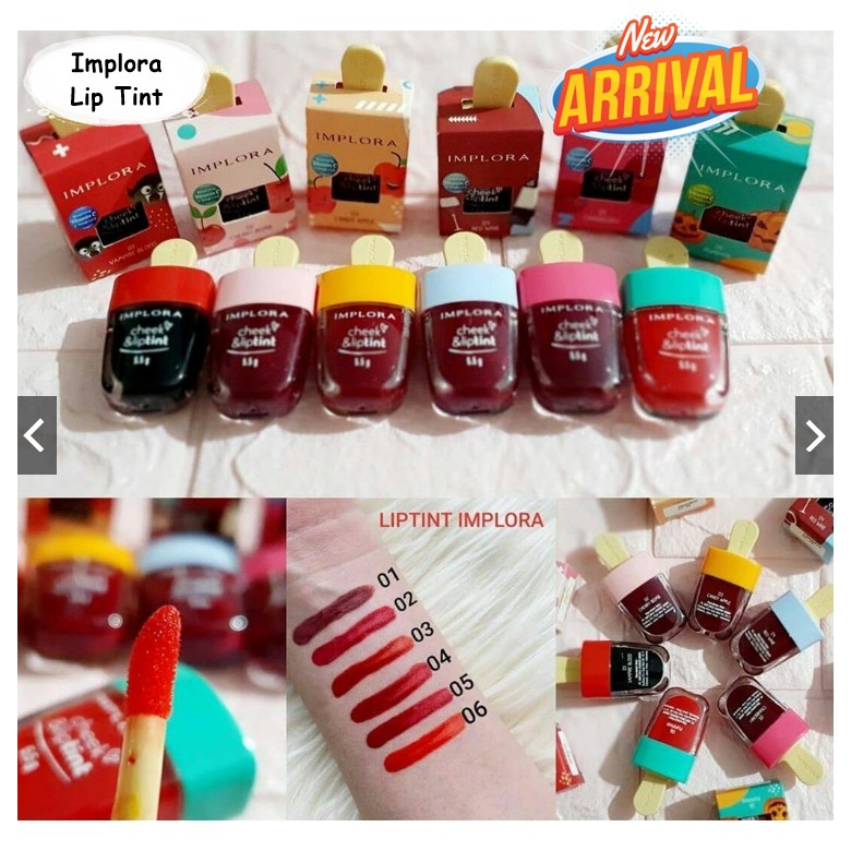 IMPLORA LIP TINT LENGKAP TERBARU N TERLARIS