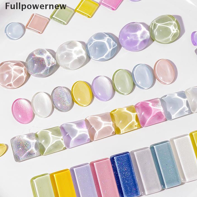 [FULL] 40Pcs Transparent Glass Nail Art Display Showing Polish Color Board Tips Tools