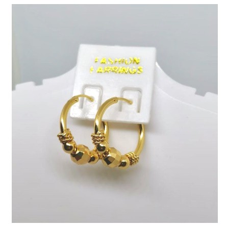 Anting wanita//anting gipsy//anting ring pentol//anting lapis emas//