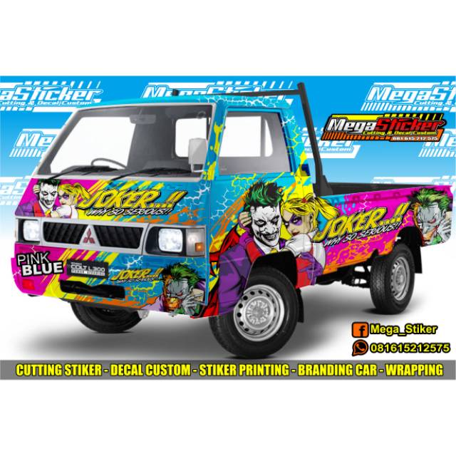 Decal Stiker L300 JOKER... keren full color....