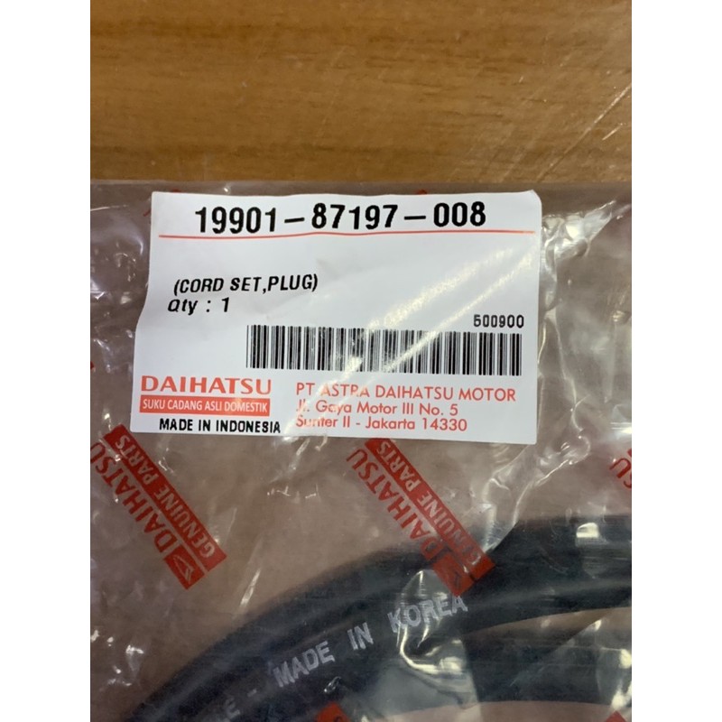 Kabel Busi Zebra 1.3 S89 Part No : 19901-87197-008