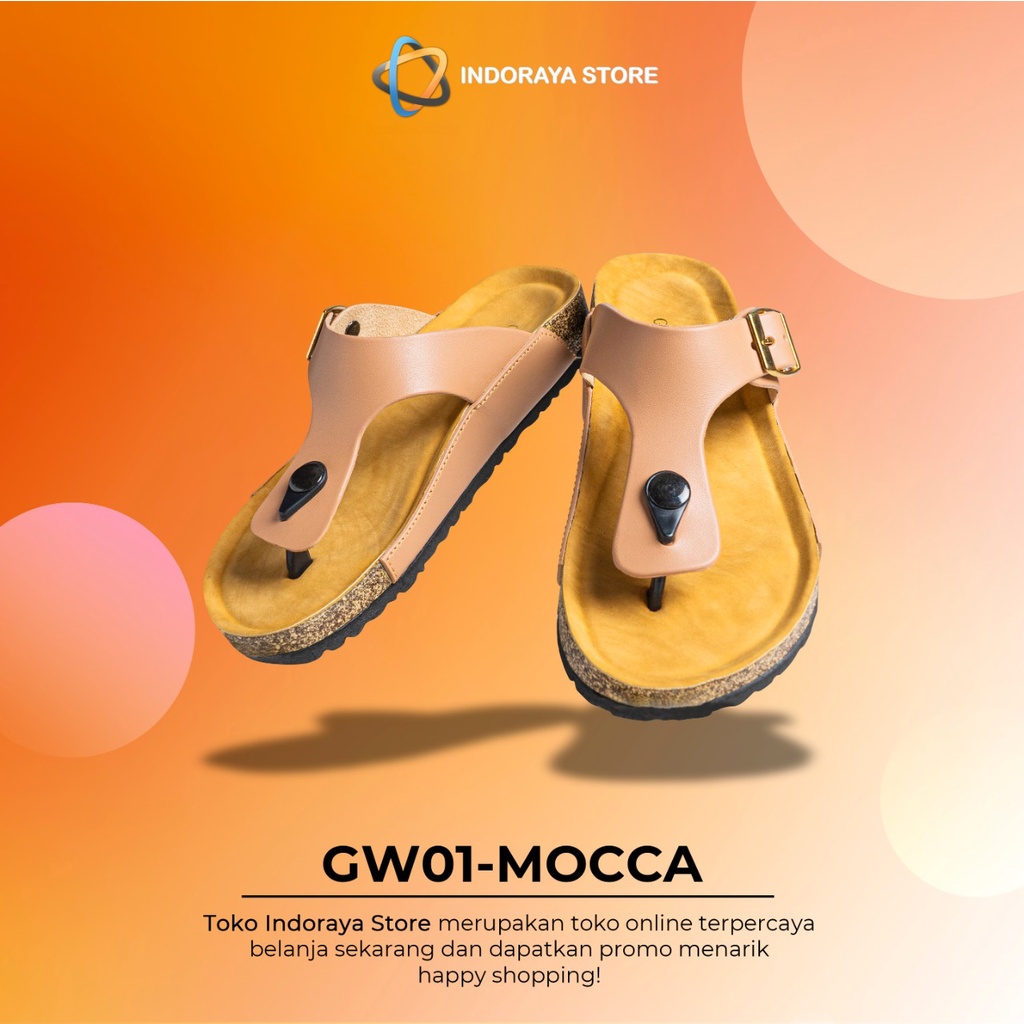 INDORAYA STORE Sandal Wanita Original GOLDVERS Model Jepit Casual Premium Hight Quality