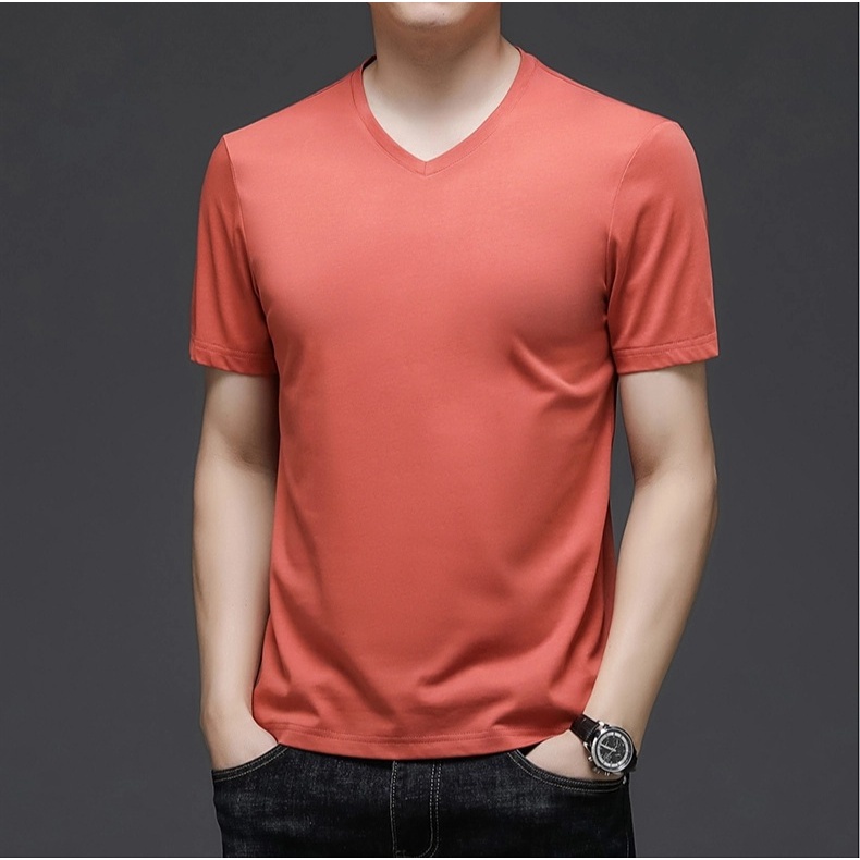 KAOS POLOS LENGAN PENDEK V NECK | KAOS BASIC POLOS VNECK