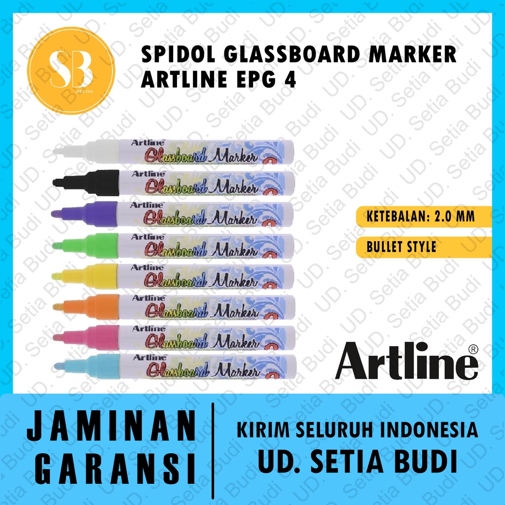 Spidol Glassboard Marker Artline EPG 4