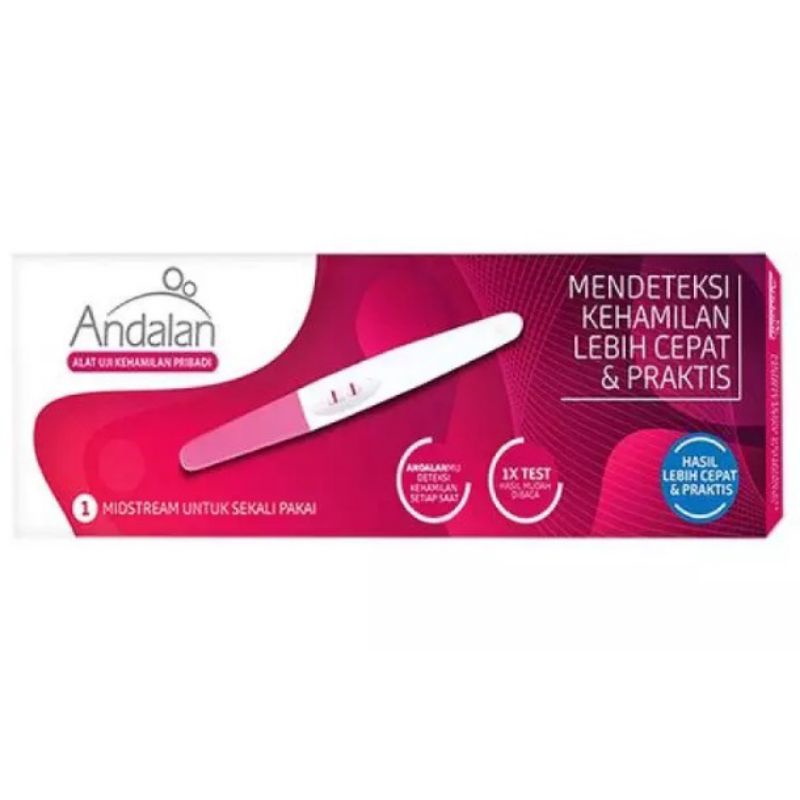 Tes Pregnancy.Andalan Compact Stik / Andalan Kompek tespek hamil / Andalan Midstream