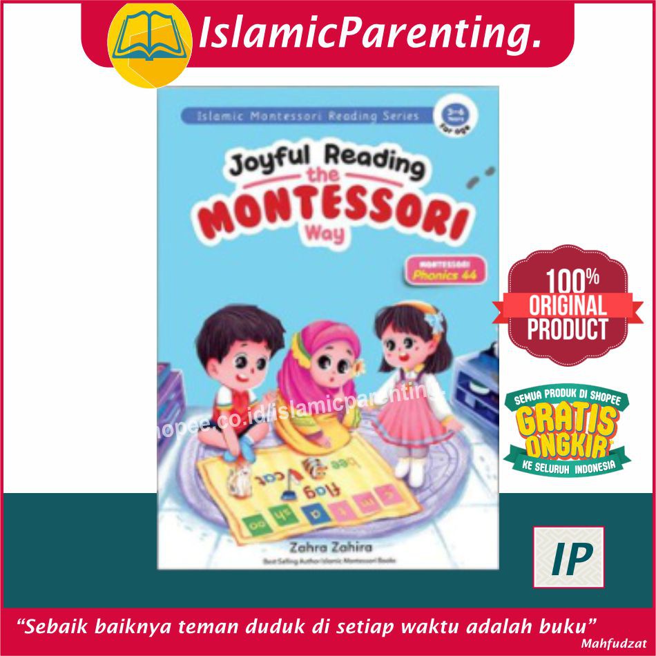 BUKU JOYFUL READING THE MONTESSORI WAY ZAHRA ZAHIRA