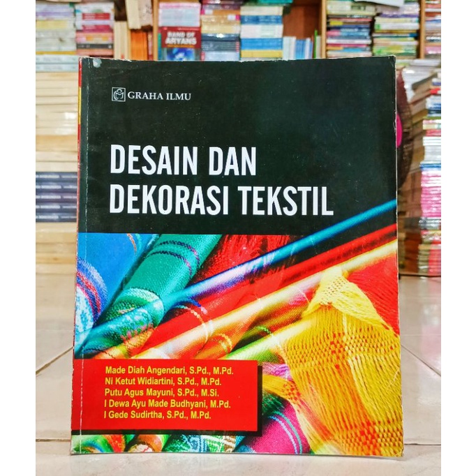 

buku desain dan dekorasi tekstil ( new old stock ) NEW SEGEL Original