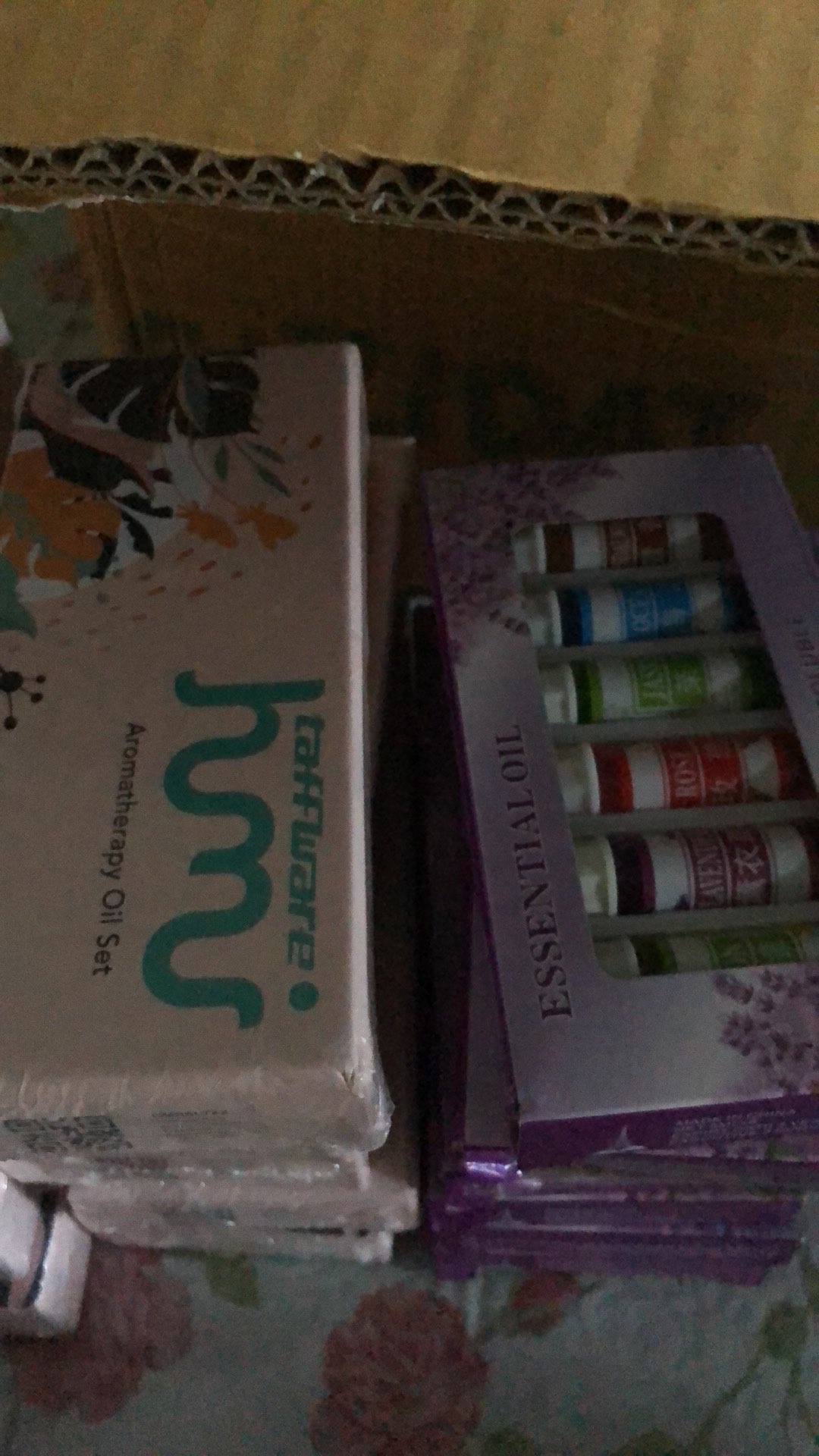 Paket Aromatherapy Essential Oils Diffuser Humidifier 5ml Mixing 6 Pcs