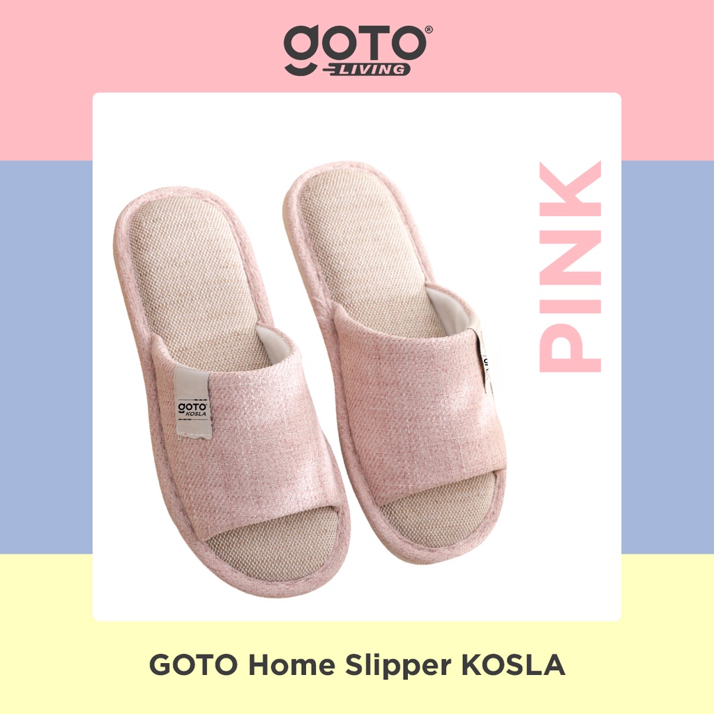 Goto Kosla Home Slipper Sendal Rumah Indoor Kamar Sandal Hotel Empuk-3