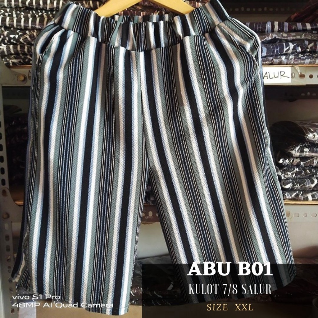 Kulot pendek 7/8 khusus jumbo xxxl BB 100 kg-ABU B01