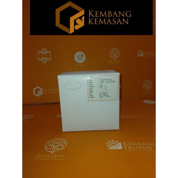 

10PCS DUS KOTAK PUTIH GS 12X12