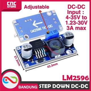 LM2596 DC-DC ADJUSTABLE STEP DOWN POWER SUPPLY 4.5-35V to 1.25-3