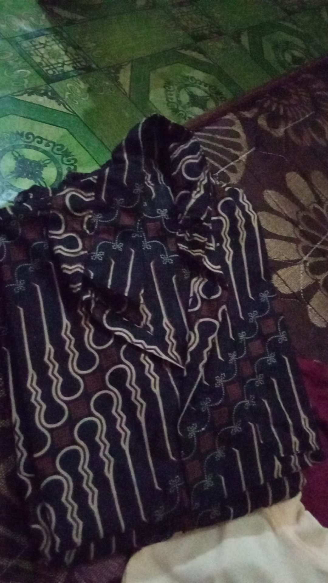 Couple Batik Ayah Anak Motif Seno Jarum Size Anak Terlengkap