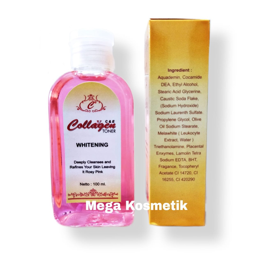 [ PERLUSIN ] TONER COLLAGEN PINK WHITENING / TONER COLLAGEN WHITENING 100ML