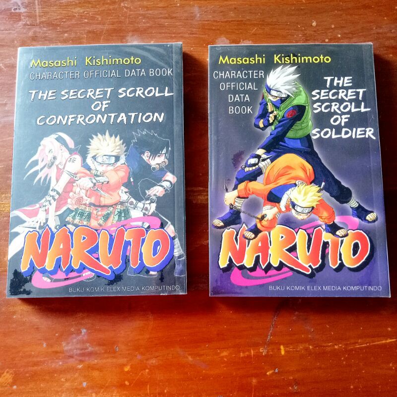 Naruto character official data book (indonesia)