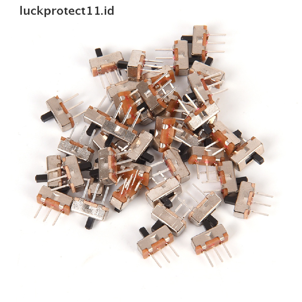 //HG&amp;ID// 40PCS 3 Pin SS12D00G3 2 Position SPDT 1P2T PCB Panel Mini Vertical Slide Switch .