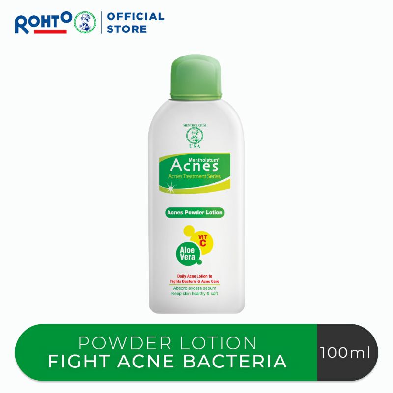 ACNES Powder Lotion — Liquid Powder Acnes , Cream Powder Acnes , Bedak Cair Acnes , Krim Bedak Acnes