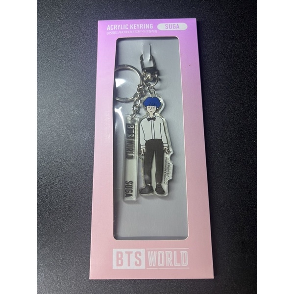 BTS WORLD ANOTHER STORY ACRYLIC KEYRING SUGA