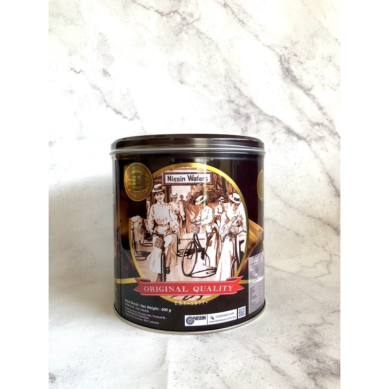 Nissin Wafer Kaleng - 600gr