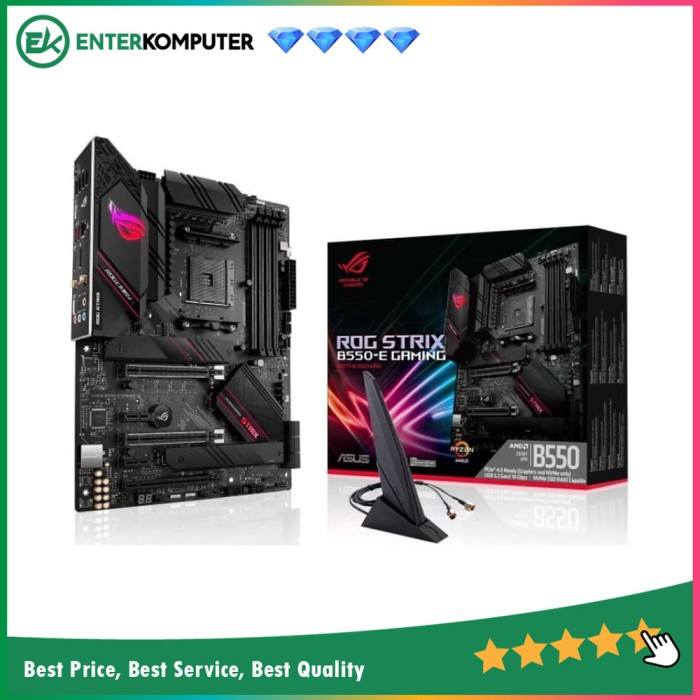 Asus ROG STRIX B550-E Gaming (AM4, AMD Promontory B550, DDR4, USB3.2)