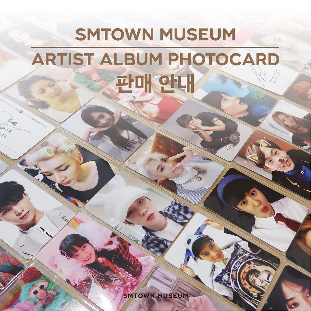 SMTOWN Museum Artist Album Photocard [NCT SHINEE SNSD TAEYEON]