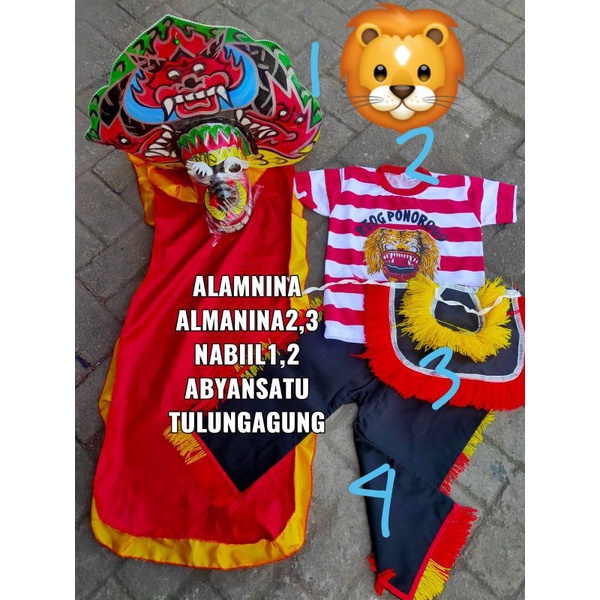 setelan kaos reog Ponorogo embong barongan