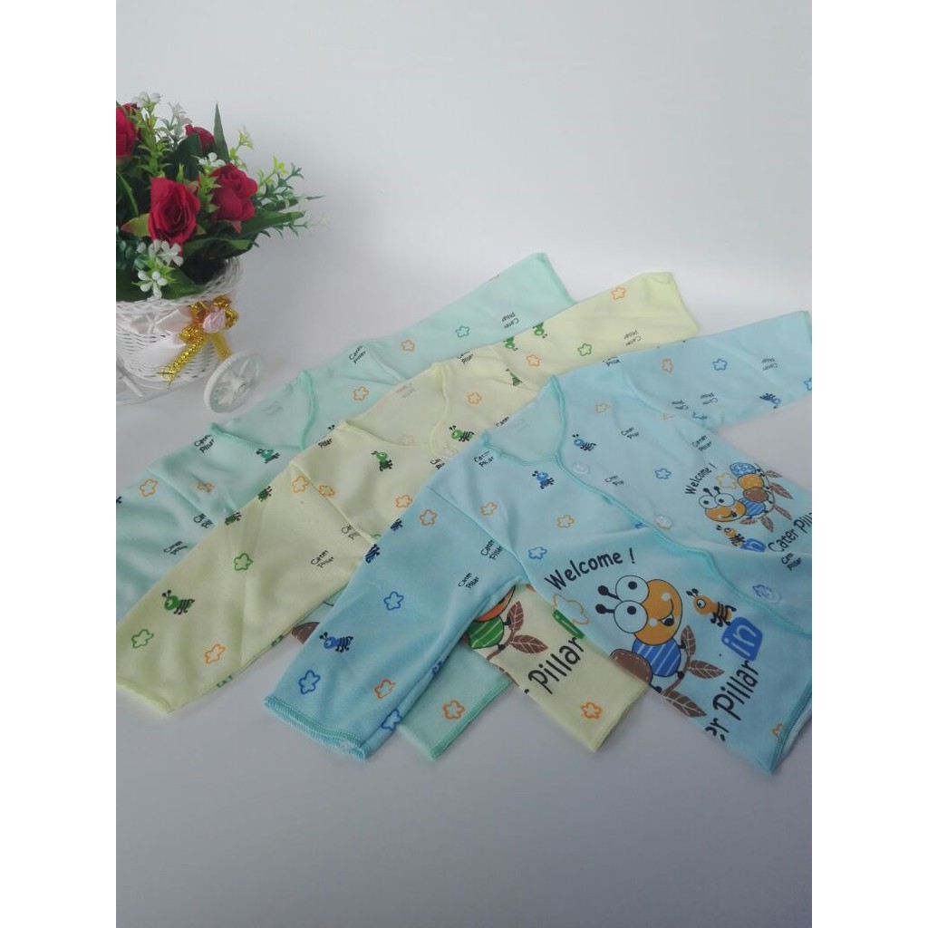 Baju panjang bayi yks bahan cotton halus