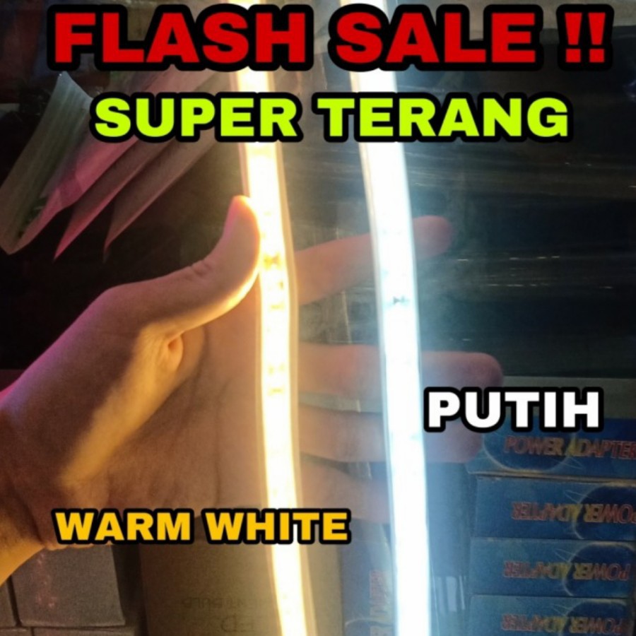 lampu Led Strip Selang 2835 Per Meter Led Selang 2835 Hias Cafe - WARM WHITE