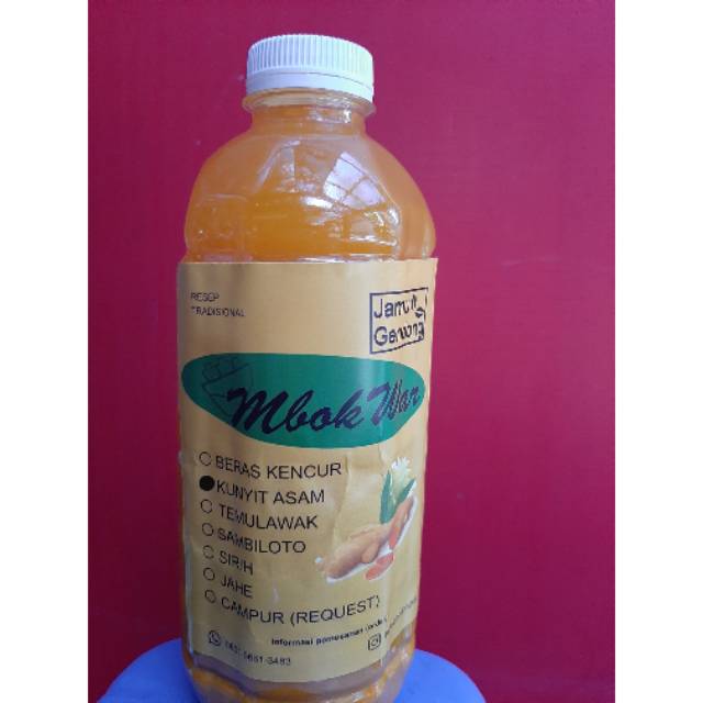 

Kunyit Asem 500ml Jamu Gendong Mbok War