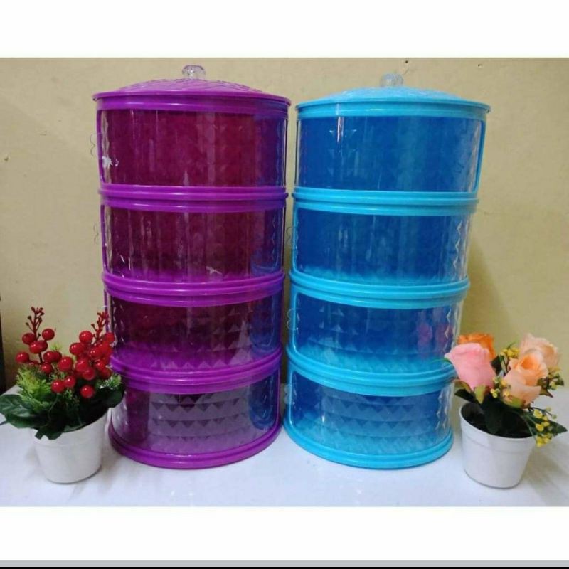 Tudung Saji 4 Susun / Food Cover 4 Layer Warna