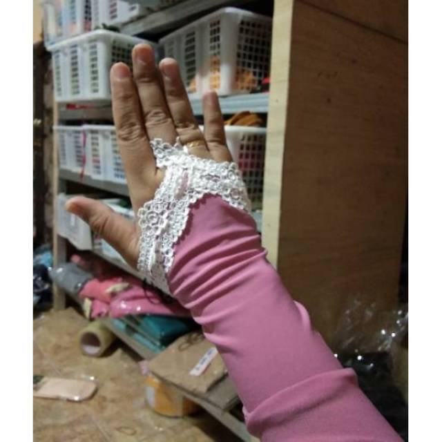 Handsock Cincin Renda White Series